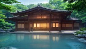 手机横屏观看电影画面，沙发场景，居家观影氛围